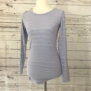 Athleta Organic Cotton Yoga Lilac Top
